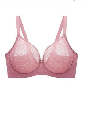 Understance Zoe FlexWire Sheer Lift Bra berry